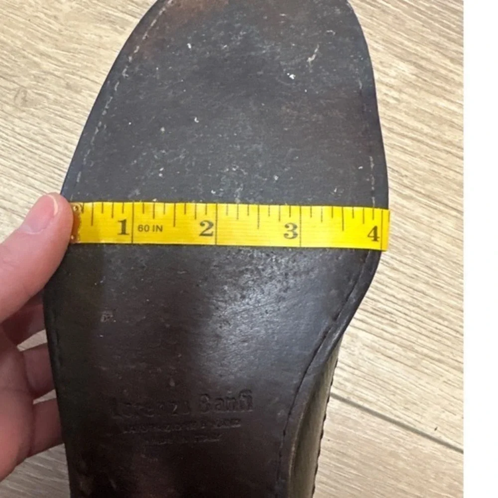 Lorenzo Banfi Black Italian Leather Loafers Mens 11 Quiet Luxury Old Money